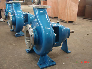 chemical pump, end suction pump, ISO2858