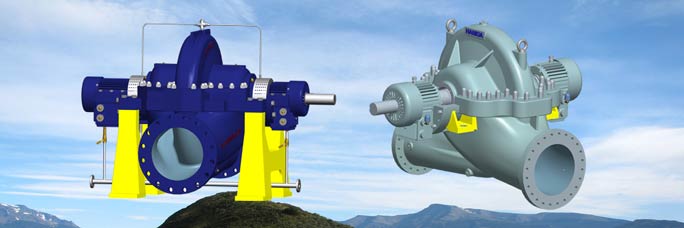 Split case pump, end suction pump, multistage ring section pump, chemical  pump, close-coupled pump, inline pump