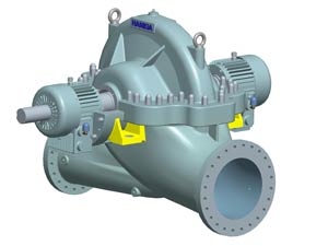 API610 / ISO13709 pump, BB1, split case pump