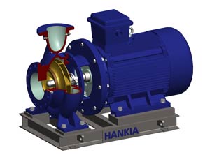 Close-coupled pump, horizontal pump, monoblock pump